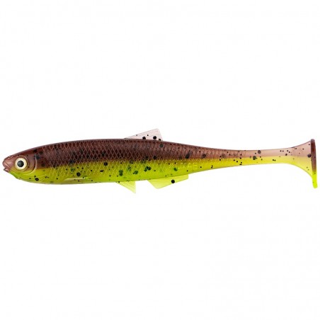 LMAB Köfi Bleak Shad 9 cm Green Pumpkin / Chartreuse