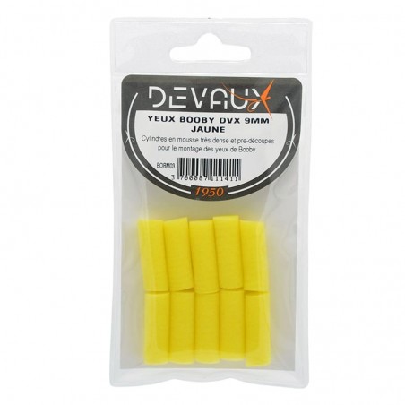 Mouches Devaux Yeux Booby 9 mm Jaune