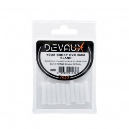 Yeux Booby Mouches Devaux 5 mm Blanc